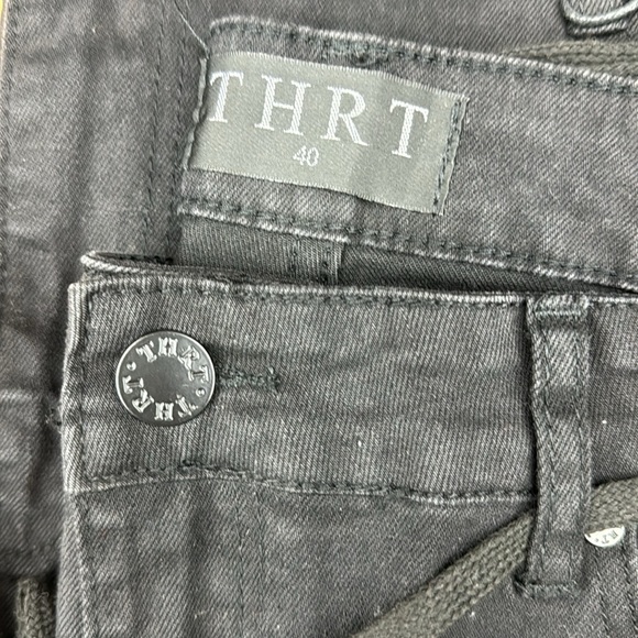 Thrt ROGUE DENIM BLACK CARGO SKINNY JEANS - Picture 4 of 4